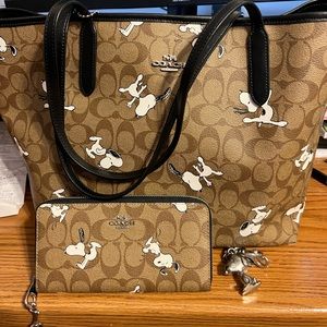 Coach Snoopy Wallet, Charm and Tote